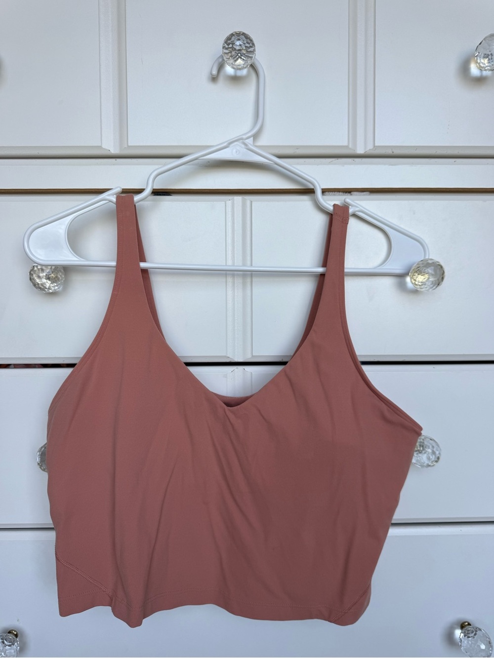 lululemon athletica Rose Taupe Scoop Neck Tank